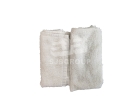 白色毛巾类抹布 - 未裁剪浴巾抹布